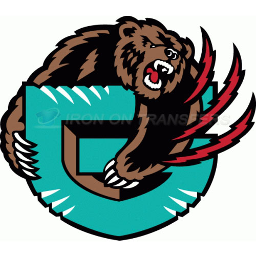 Memphis Grizzlies Iron-on Stickers (Heat Transfers)NO.1060